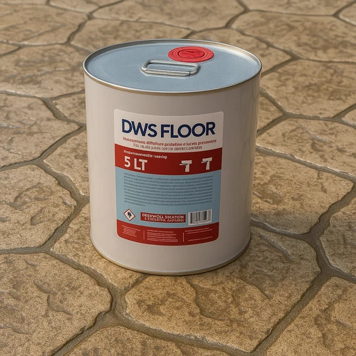 Resina trasparente professional per cemento e stampati antipolv lucida DWS FLOOR - Foto 13 di 30