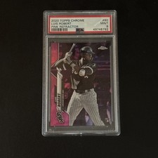 Luis Robert [Pink Refractor] #60 Prices [Rookie] | 2020 Topps