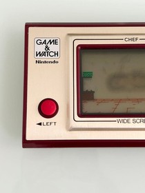 Nintendo Game and Watch Working Tested Japan Vintage Retro Chef FP-24 with case
