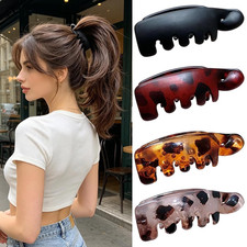 Small Banana Hair Clips for Women Matte Vintage Hair Claw Clips Fashion Cute Hai