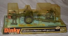 Vintage Dinky No. 609 US 105mm Howitzer with Gun Crew - NEW in Box - Diecast