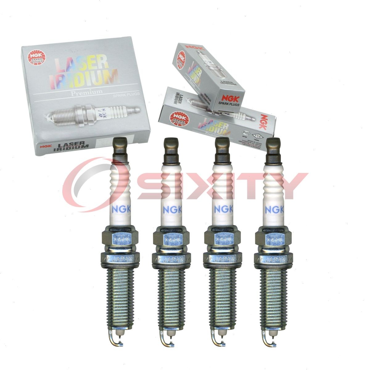 4 pcs NGK Laser Iridium Spark Plugs for 2007-2012 Nissan Versa 1.6L 1.8L L4 vu