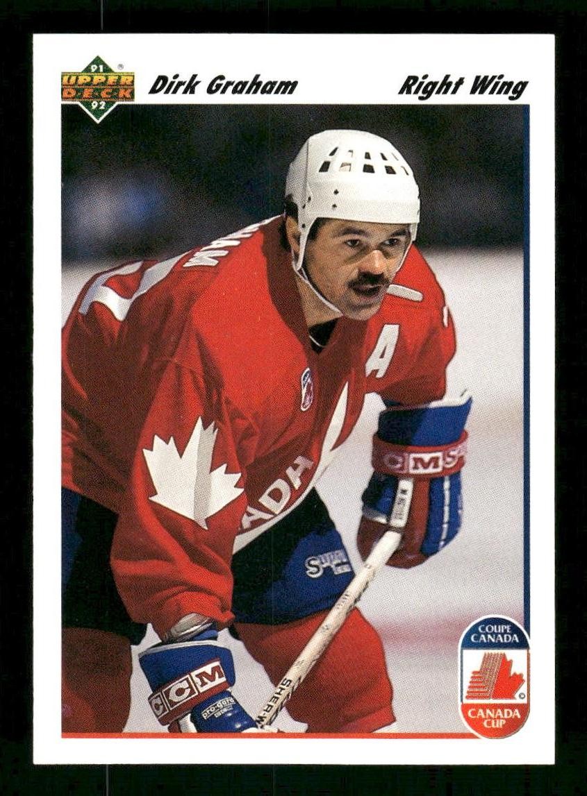 Dirk Graham 1991-92 Upper Deck #502 Canada NM