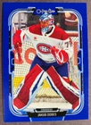 2025-26 O-Pee-Chee Blue Parrell #77 Jakub Dobes Montreal Canadiens 2nd Year