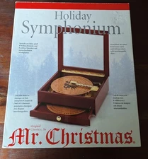 Mr. Christmas Holiday Symphonium Music Box +16 Discs 2004 Excellent Cond in box