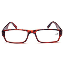 Reading Glasses Mens Womens Readers 6 PACK Square Frame Unisex Style Specs NEW