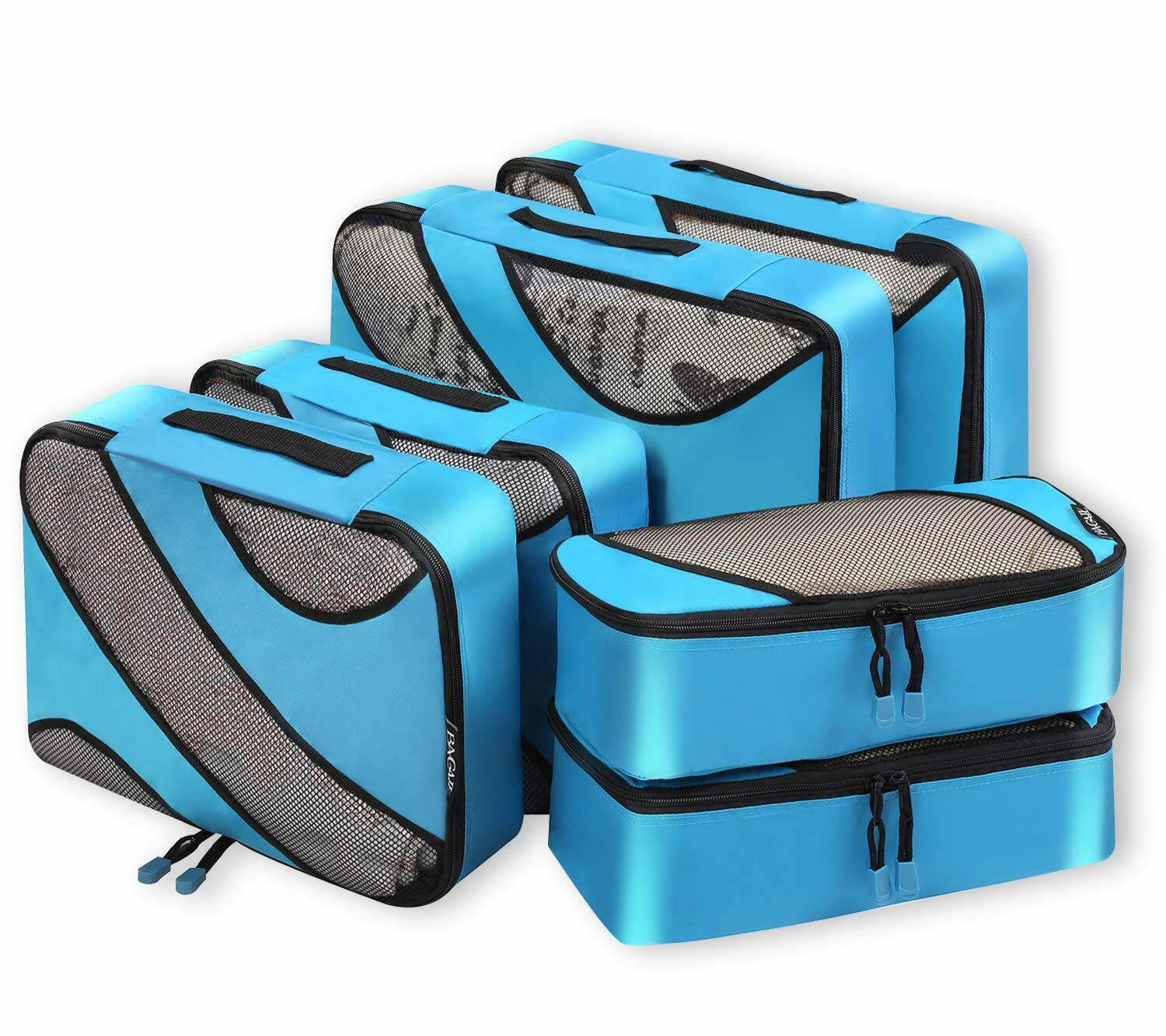 6pc Travel Packing Cubes for Clothes & Suitcase Organization-image