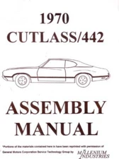 1970 Oldsmobile Cutlass 442 Assembly Manual Instructions Illustrations Guide OEM