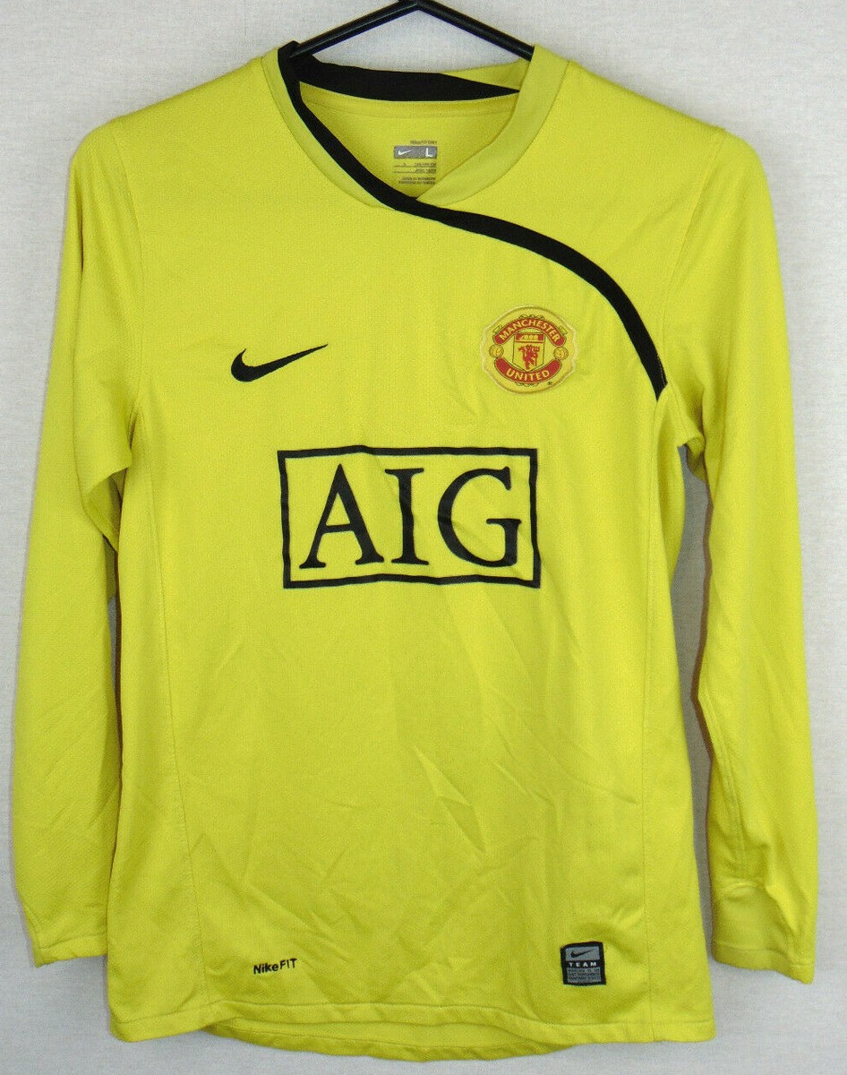 2008-2009 Manchester United Nike Goalkeeper Football Shirt 2008-2009 Manchester United Nike Goalkeeper Football Shirt