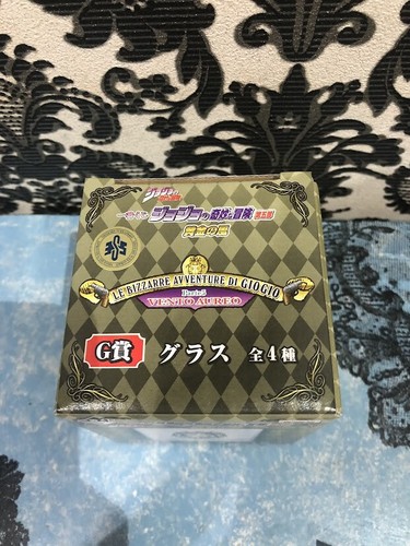 BANDAI JoJo's Bizarre Adventure Giorno Giovanna 8 cm Copa de vidrio rara Viento dorado - Imagen 9 de 9