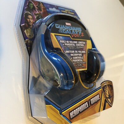 Headphones Guardians of galaxy vol.2 with PARENTAL VOLUME LIMITER EKIDS New!!!