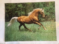 SPRINGBOK vintage UNTAMED BEAUTY jigsaw puzzle COMPLETE 500 pieces HORSE
