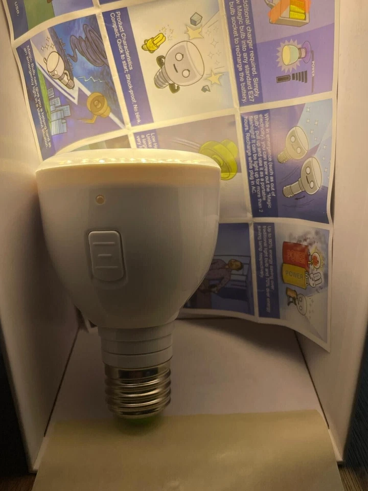 E27 Ledus Magic Bulb 4W Notfall Wiederaufladbare LED Energiesparleuchte 2er Pack - Bild 4 von 4