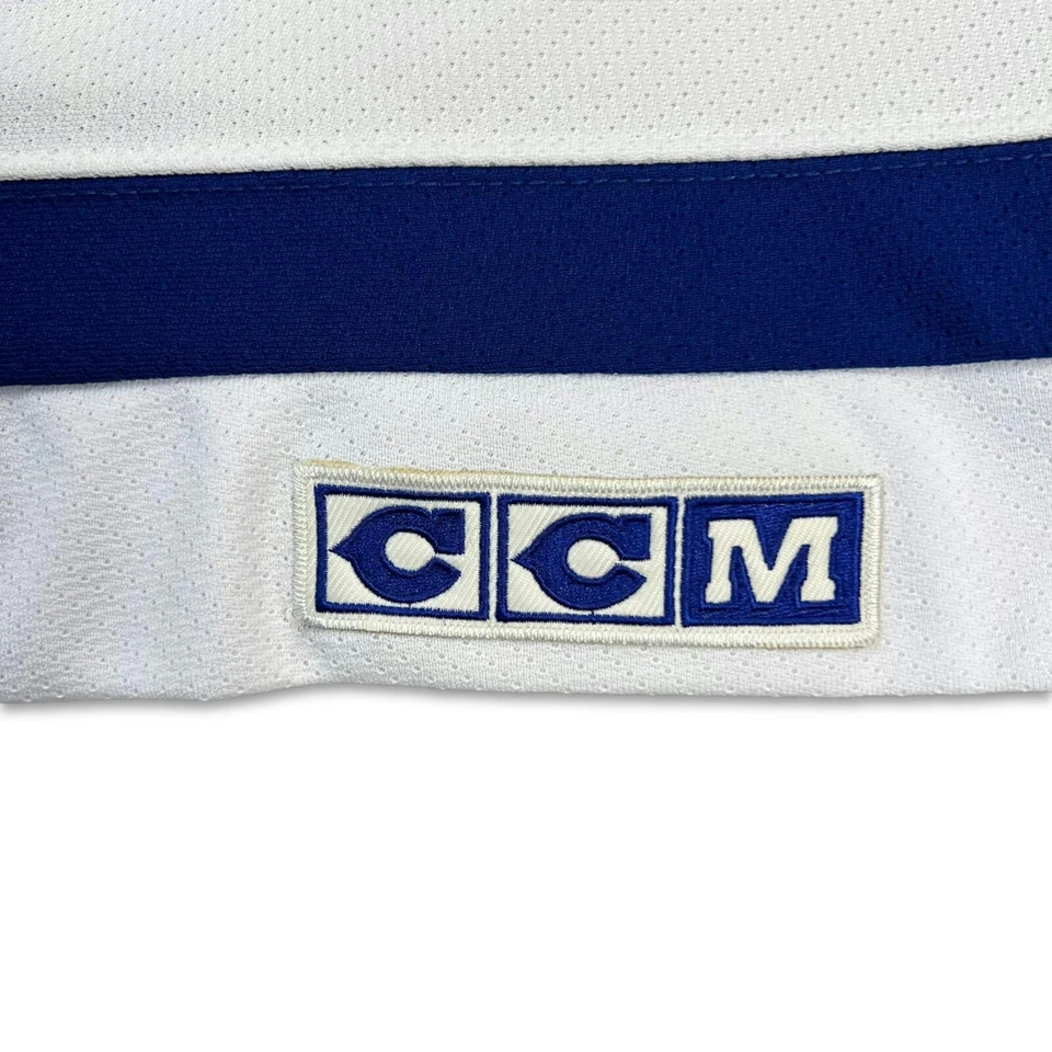 Camiseta deportiva de hockey vintage de los 90 CCM Ron Francis Hartford Whalers para hombre 2XL verde NHL Foto 3 de 4