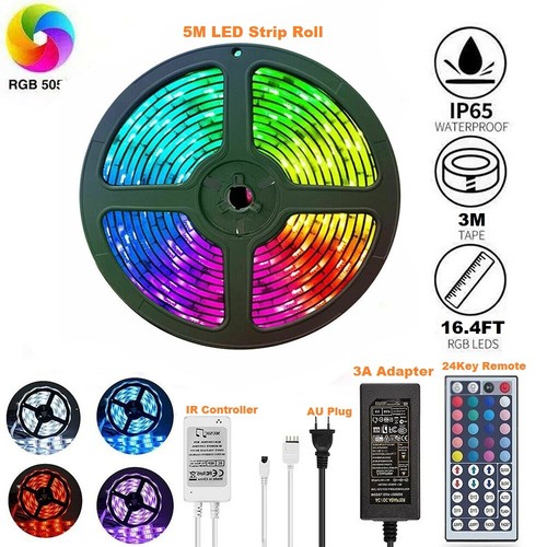Led Strip Lights Waterproof 5050 With Remote Connectors 4 Pin 12v For Car Room - Picture 15 of 15