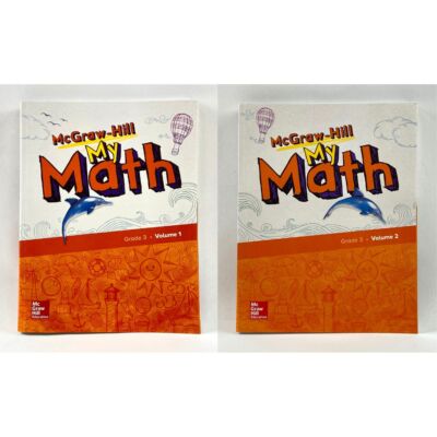 McGraw-Hill My Math Book Grade 3 Volume 1 and 2 Student Edition Set of 2