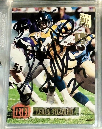 Lewis Tillman 1994 Topps Stadium Club First Day Issue Signed Autograph AUTO TTM