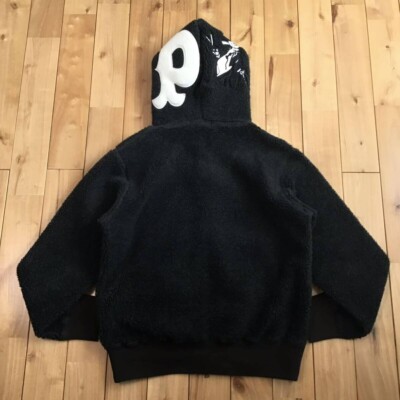 BAPE Aoyama Limited Boa Panda full zip Hoodie NIGO Black A Bathing