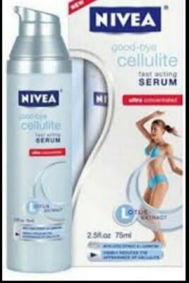 RARE NIVEA Goodbye Cellulite Fast Acting serum ultra concentrated  lotus 2.5