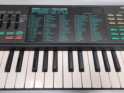 Yamaha PSS-270 Portasound Voice Bank Electronic Keyboard | eBay