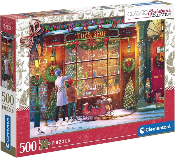 Clementoni Old Toy Shop Puzzle 500 Teile - Puzzle 500 Teile Kinder & Erwachsene-image