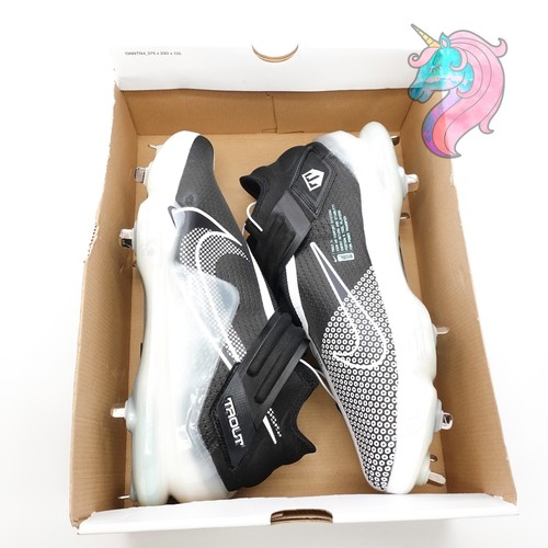 Nike Force Zoom Trout 7 Baseball Cleats Black White CI3134-005 Men's Size 14 - Picture 10 of 11