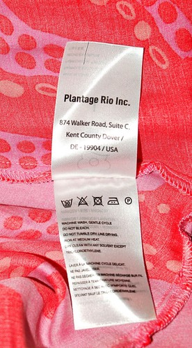 Farm Rio Octocool Wrap Dress V-Neck Ruffled Detail Asymmetric Hem Pink sz L $235 - Picture 16 of 17