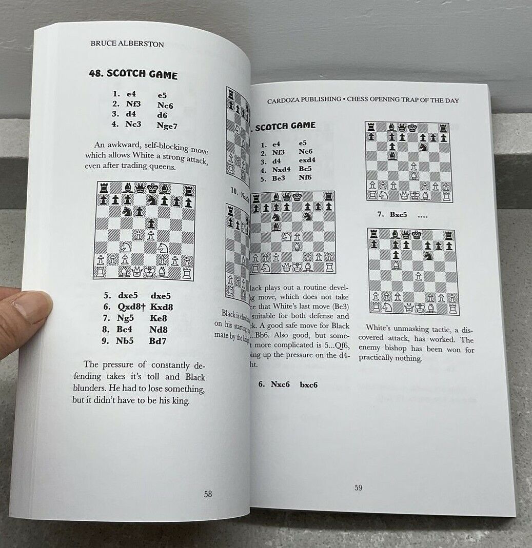 CHESS BOOK: CHESS OPENING TRAP OF THE DAY by Bruce Alberston 9781580422178