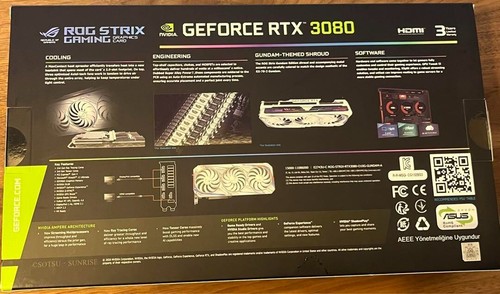 ASUS ROG STRIX RTX 3080 GUNDAM Excellent Geforce - Picture 3 of 12