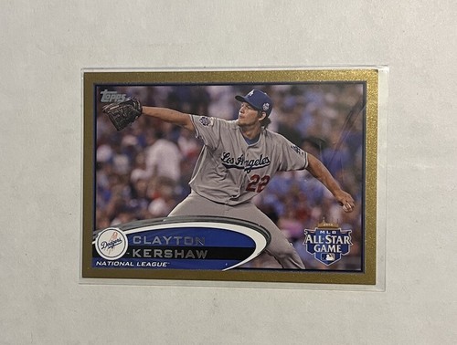 2012 TOPPS UPDATE SERIES GOLD BORDER CLAYTON KERSHAW #US52 DODGERS 0727/2012