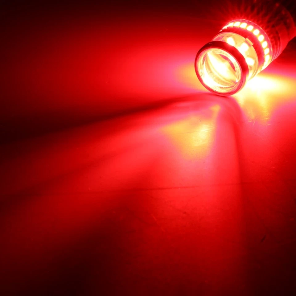 AUXBEAM 7443 7440 Rojo LED Freno Tail Stop Bombillas de Estacionamiento para Honda CR-V 2000-2016 Foto 3 de 4