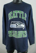 Seattle Seahawks NFL Team Apparel Youth Navy Blue Long Sleeve T-Shirt