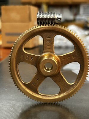 W. M. BERG BOSTON GEAR STAINLESS/BRONZE WORM GEAR SET 48:1 RATIO 32 PITCH 2 LEAD