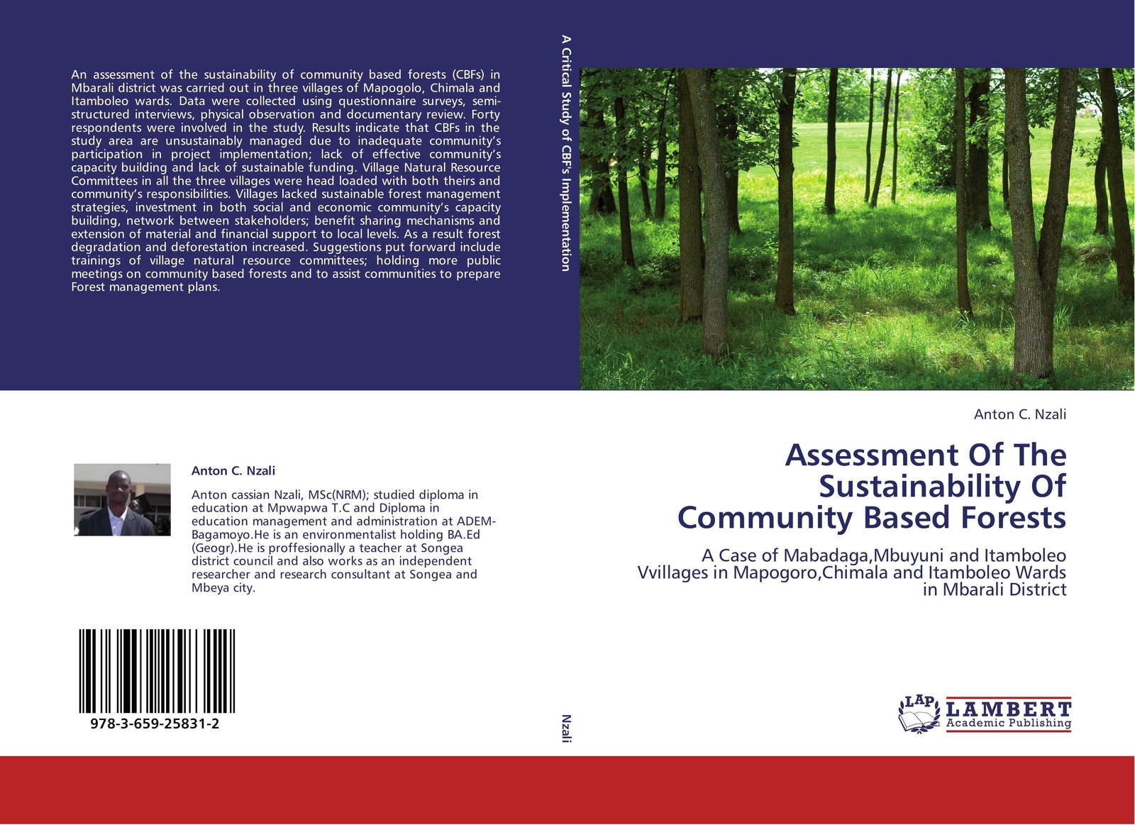 Thumbnail - Anton C. Nzali | Assessment Of The Sustainability Of Community Based