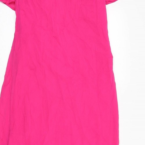 Monsoon Womens Pink Viscose Blend Maxi Size 8 V-Neck - Picture 4 of 10