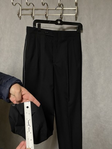 Stafford Tuxedo Suit Men 40R Waistband Wedding Prom Mason Formal 30 X 30.5 Pants - Picture 19 of 22