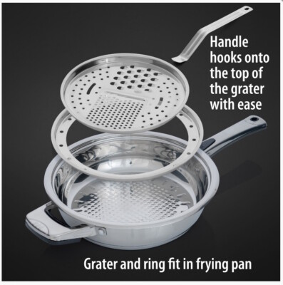 28-Piece Stainless Steel Cookware Set - 12 Element Heavy Gauge Kitchen Cookware