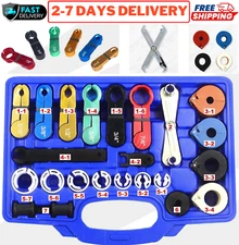 Quick Disconnect Tool Kit Fuel Transmission Oil Line Cooler Set Auto Car 25pcs