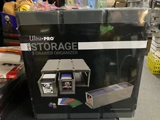 Ultra PRO - Storage: 3-Drawer Organizer - Protect Your Gaming Cards, Sports Card