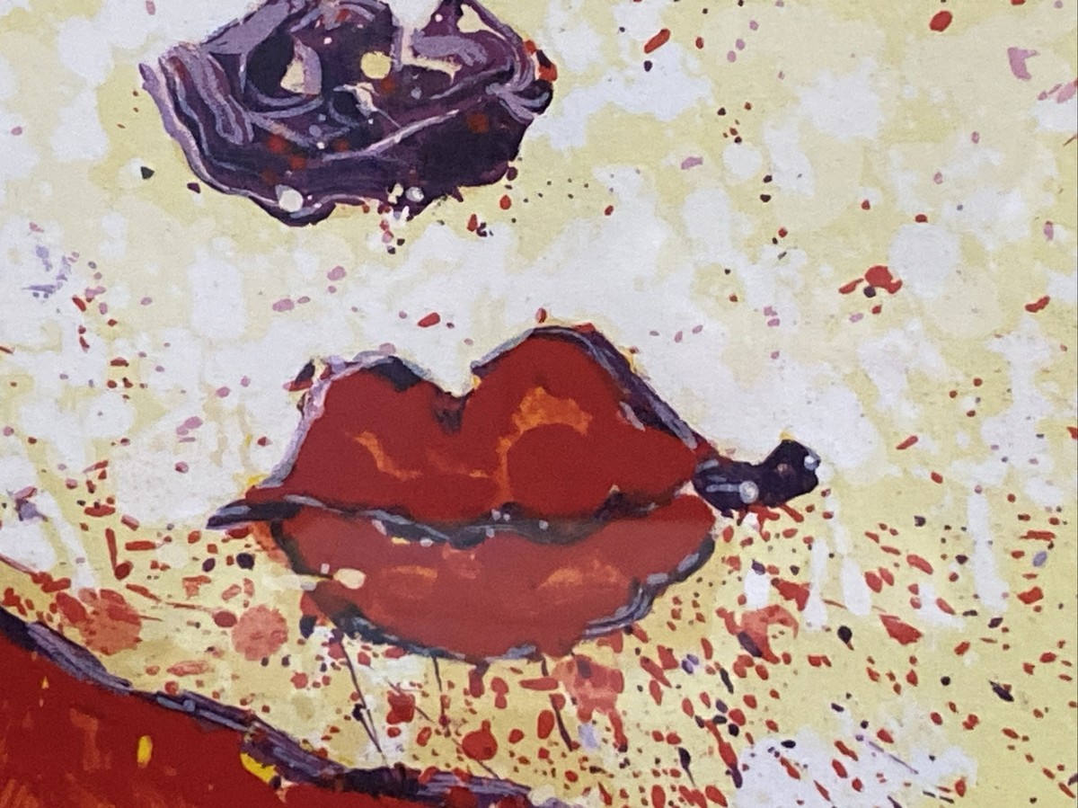 M*h様 トムエバハート A kiss is just a kiss リトグラフ M*h様 トム