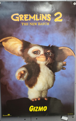 Original 1990 Gremlins 2 GIZMO Movie  Poster- 23''x35''  UNUSED- Mailed Rolled