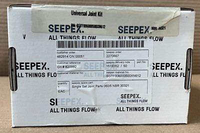 NEW SEEPEX SGTF006000500XN612 SINGLE SET JOINT PARTS 06015 NBR