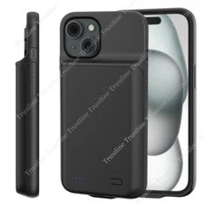 External Battery Charger Power Bank Cover For iPhone 15 14 13 12 8 Charging Case