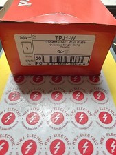 PASS AND SEYMOUR TPJ1-W TRADEMASTER WALL PLATE