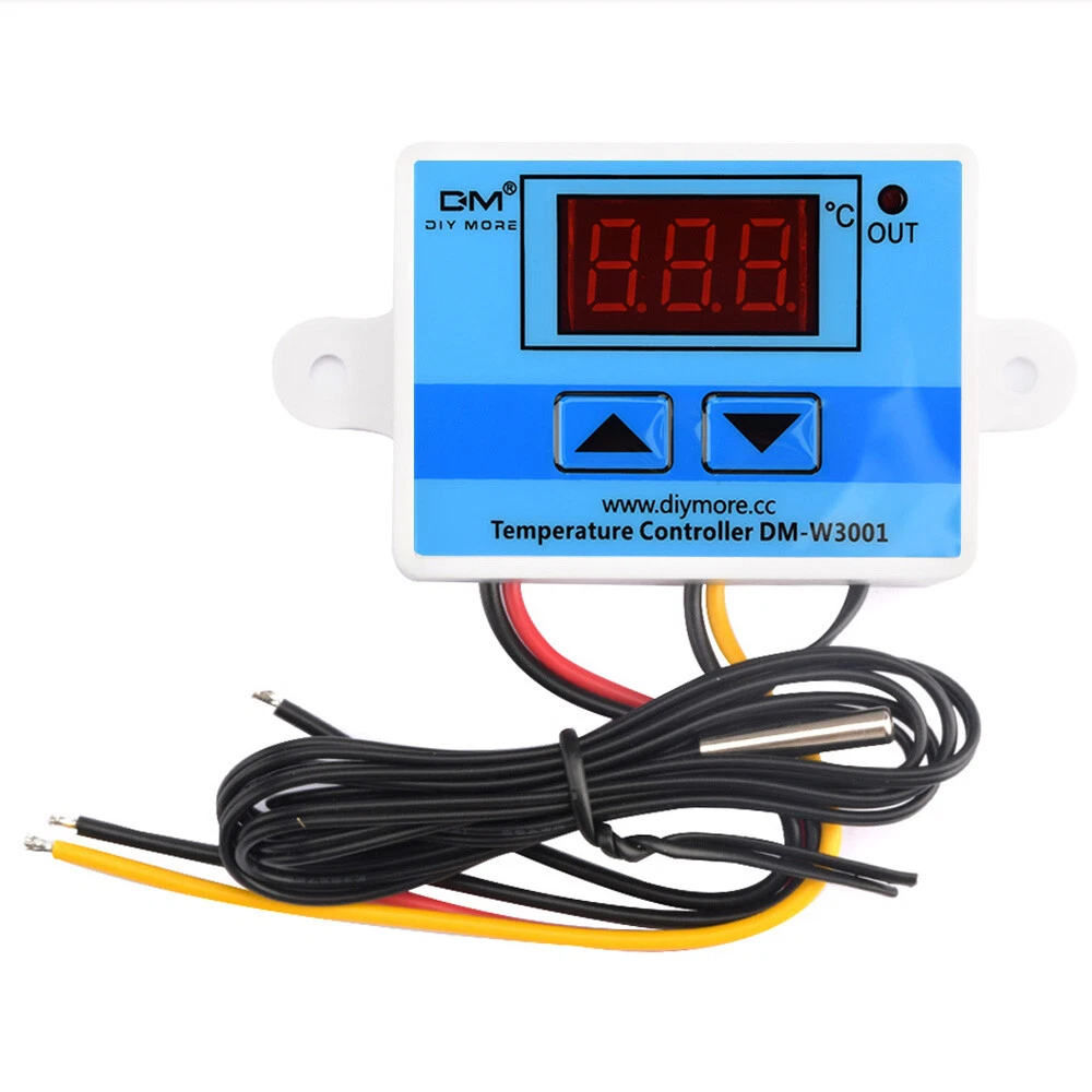 W3001 AC 110 220V Microcomputer Digital Temperature Controller with Switch Probe