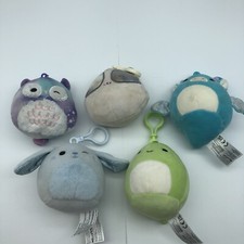 Squishmallow Plush Lot Clips Animal Collection