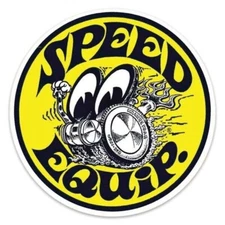 MOONEYES SPEED EQUIP STICKER DECAL HOT RAT ROD DRAG RACING GASSER NHRA 4"