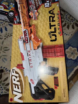 Hasbro Nerf Ultra Strike Motorized Blaster Toy Gun with 10