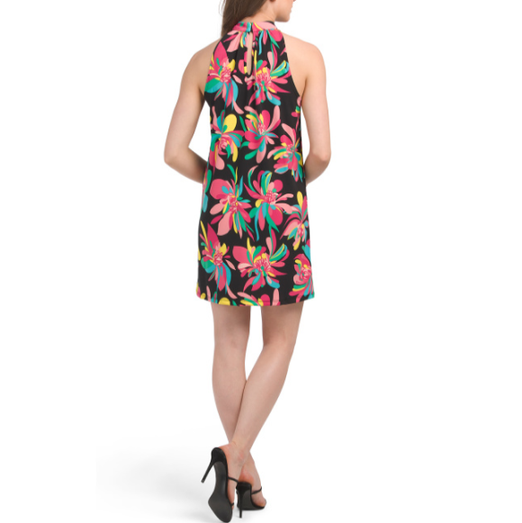 NWT- Trina Turk 'Hana Hou' Floral Print Sleeveless Halter Dress, Multi ...