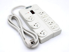 Tripp Lite TLP808 Surge Suppressor 8 Outlets 8 ft Cord lot of 5